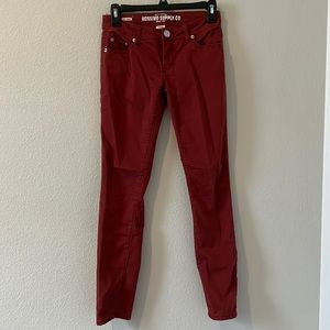 Mossimo Supply Co Skinny Red Jeans